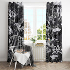 Penrith Panthers Rugby Window Curtain Graffiti Typography Urban Camo Abstract Street Style