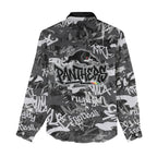 Penrith Panthers Rugby Women Casual Shirt Graffiti Typography Urban Camo Abstract Street Style