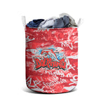 Dolphins Rugby Laundry Basket Graffiti Typography Urban Camo Abstract Street Style