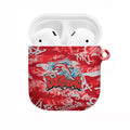 Dolphins Rugby AirPods Case Graffiti Typography Urban Camo Abstract Street Style