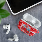 Dolphins Rugby AirPods Case Graffiti Typography Urban Camo Abstract Street Style