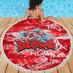 Dolphins Rugby Beach Blanket Graffiti Typography Urban Camo Abstract Street Style
