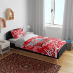 Dolphins Rugby Bedding Set Graffiti Typography Urban Camo Abstract Street Style