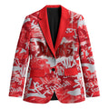 Dolphins Rugby Blazer Graffiti Typography Urban Camo Abstract Street Style