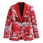 Dolphins Rugby Blazer Graffiti Typography Urban Camo Abstract Street Style