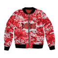 Dolphins Rugby Bomber Jacket Graffiti Typography Urban Camo Abstract Street Style
