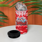 Dolphins Rugby 4 in 1 Can Cooler Tumbler Graffiti Typography Urban Camo Abstract Street Style