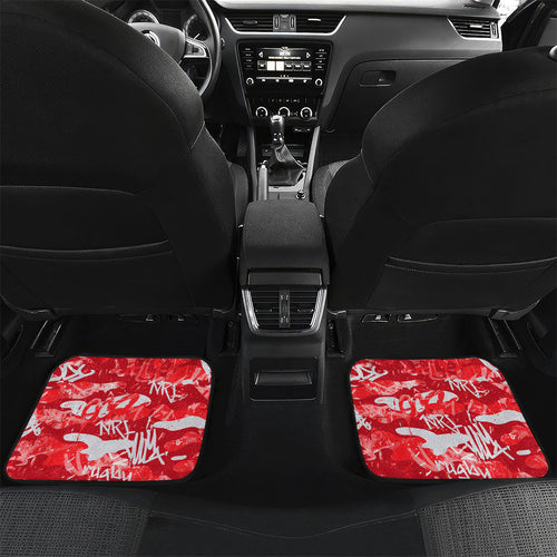 Dolphins Rugby Car Mats Graffiti Typography Urban Camo Abstract Street Style