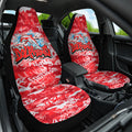 Dolphins Rugby Car Seat Cover Graffiti Typography Urban Camo Abstract Street Style