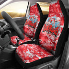 Dolphins Rugby Car Seat Cover Graffiti Typography Urban Camo Abstract Street Style