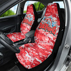 Dolphins Rugby Car Seat Cover Graffiti Typography Urban Camo Abstract Street Style
