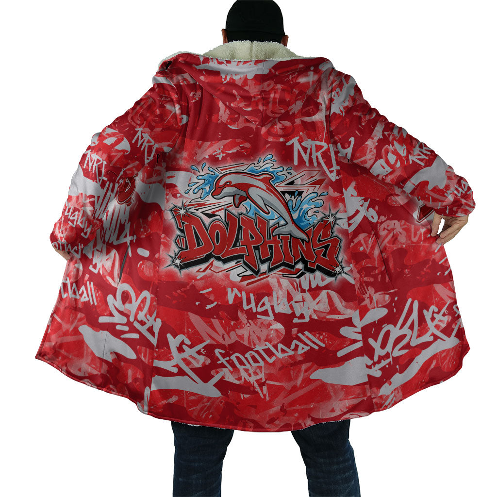 Dolphins Rugby Cloak Graffiti Typography Urban Camo Abstract Street Style