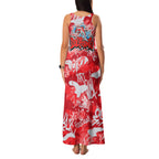 Dolphins Rugby Family Matching Tank Maxi Dress and Hawaiian Shirt Graffiti Typography Urban Camo Abstract Street Style