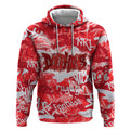 Dolphins Rugby Hoodie Graffiti Typography Urban Camo Abstract Street Style