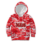 Dolphins Rugby Kid Hoodie Graffiti Typography Urban Camo Abstract Street Style
