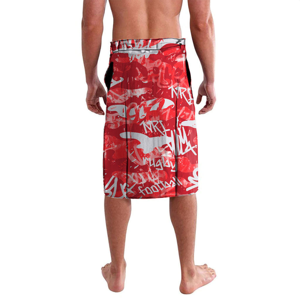 Dolphins Rugby Lavalava Graffiti Typography Urban Camo Abstract Street Style