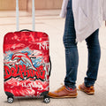 Dolphins Rugby Luggage Cover Graffiti Typography Urban Camo Abstract Street Style