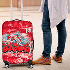 Dolphins Rugby Luggage Cover Graffiti Typography Urban Camo Abstract Street Style
