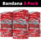 Dolphins Rugby Neck Gaiter Graffiti Typography Urban Camo Abstract Street Style