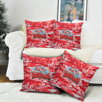 Dolphins Rugby Pillow Cover Graffiti Typography Urban Camo Abstract Street Style