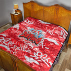 Dolphins Rugby Quilt Graffiti Typography Urban Camo Abstract Street Style