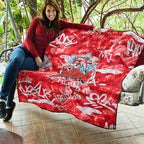 Dolphins Rugby Quilt Graffiti Typography Urban Camo Abstract Street Style