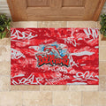 Dolphins Rugby Rubber Doormat Graffiti Typography Urban Camo Abstract Street Style