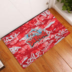 Dolphins Rugby Rubber Doormat Graffiti Typography Urban Camo Abstract Street Style