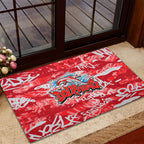 Dolphins Rugby Rubber Doormat Graffiti Typography Urban Camo Abstract Street Style