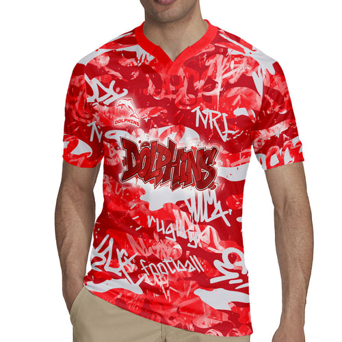 Dolphins Rugby Rugby Jersey Graffiti Typography Urban Camo Abstract Street Style