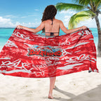 Dolphins Rugby Sarong Graffiti Typography Urban Camo Abstract Street Style