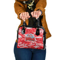 Dolphins Rugby Shoulder Handbag Graffiti Typography Urban Camo Abstract Street Style
