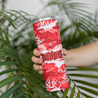 Dolphins Rugby Skinny Tumbler Graffiti Typography Urban Camo Abstract Street Style