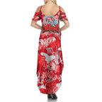 Dolphins Rugby Summer Maxi Dress Graffiti Typography Urban Camo Abstract Street Style