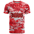 Dolphins Rugby T Shirt Graffiti Typography Urban Camo Abstract Street Style