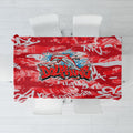 Dolphins Rugby Tablecloth Graffiti Typography Urban Camo Abstract Street Style