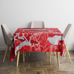 Dolphins Rugby Tablecloth Graffiti Typography Urban Camo Abstract Street Style