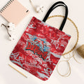 Dolphins Rugby Tote Bag Graffiti Typography Urban Camo Abstract Street Style