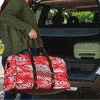 Dolphins Rugby Travel Bag Graffiti Typography Urban Camo Abstract Street Style