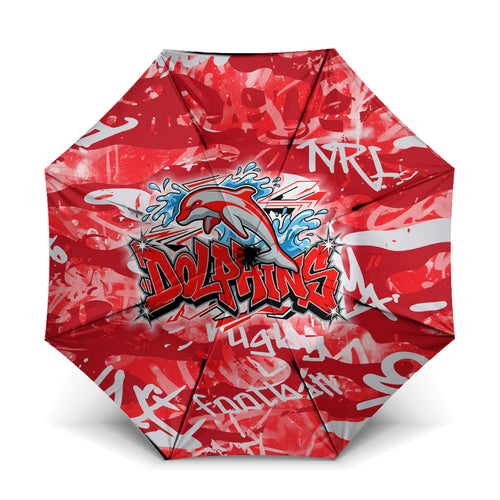 Dolphins Rugby Umbrella Graffiti Typography Urban Camo Abstract Street Style