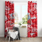 Dolphins Rugby Window Curtain Graffiti Typography Urban Camo Abstract Street Style