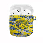 North Queensland Cowboys Rugby AirPods Case Graffiti Typography Urban Camo Abstract Street Style