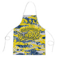 North Queensland Cowboys Rugby Apron Graffiti Typography Urban Camo Abstract Street Style