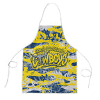 North Queensland Cowboys Rugby Apron Graffiti Typography Urban Camo Abstract Street Style