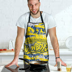 North Queensland Cowboys Rugby Apron Graffiti Typography Urban Camo Abstract Street Style