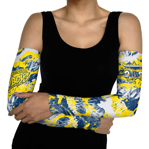 North Queensland Cowboys Rugby Arm Sleeves Graffiti Typography Urban Camo Abstract Street Style