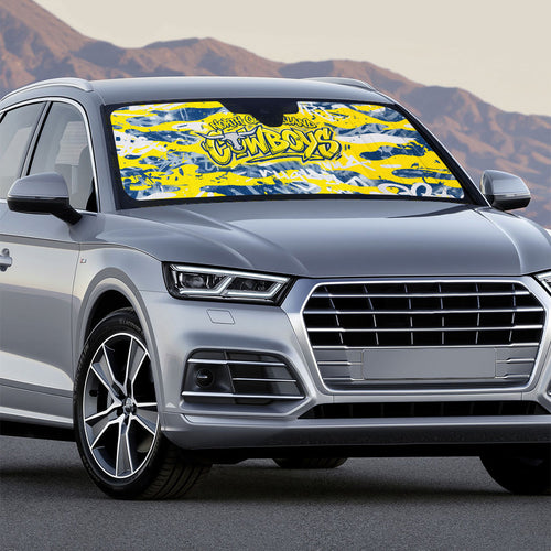 North Queensland Cowboys Rugby Auto Sun Shade Graffiti Typography Urban Camo Abstract Street Style