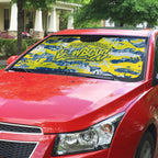 North Queensland Cowboys Rugby Auto Sun Shade Graffiti Typography Urban Camo Abstract Street Style