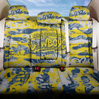 North Queensland Cowboys Rugby Back Car Seat Cover Graffiti Typography Urban Camo Abstract Street Style