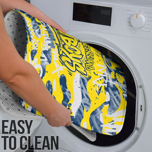 North Queensland Cowboys Rugby Bathroom Set Graffiti Typography Urban Camo Abstract Street Style